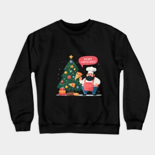 Chef Around The Christmas Tree Crewneck Sweatshirt